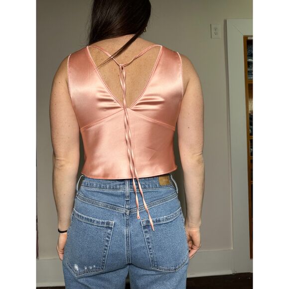 Wild Fable Pink Satiny Top Size Small - Picture 2 of 5